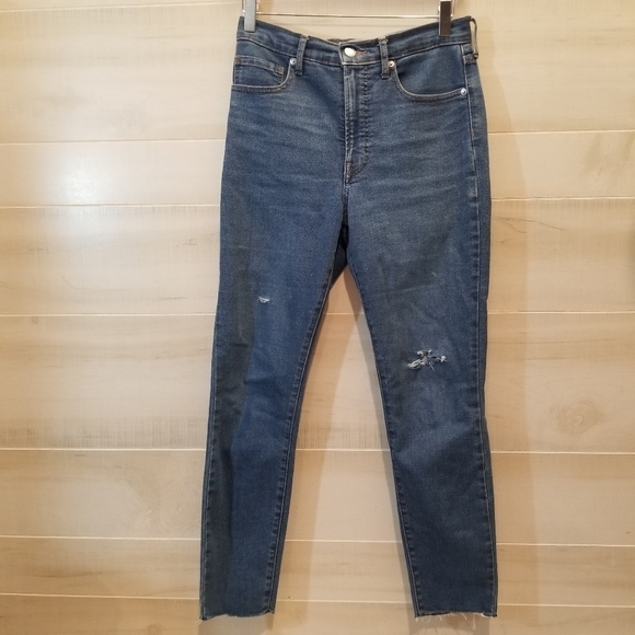 {28} Everlane Ankle Distressed Jean Raw Hem - Picture 2 of 12